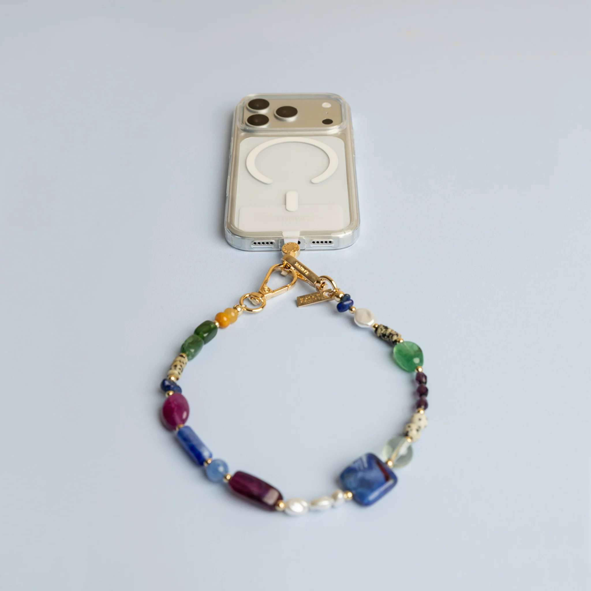 Universal Phone Strap Connector + Isla Sol Wristlet - Image 4