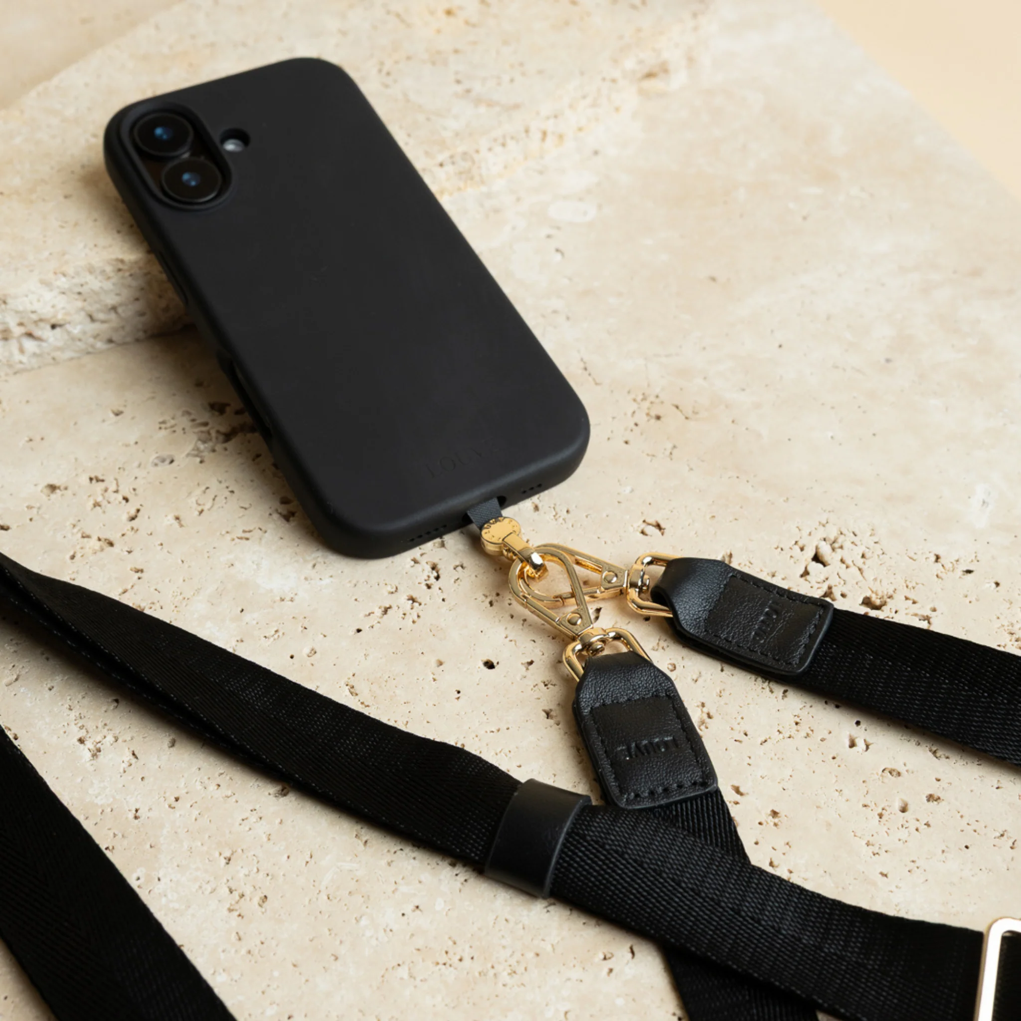 Universal Phone Strap Connector + Vera Black Lanyard - Image 10